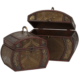 Nearly Natural 528 Decorative Chests Brown